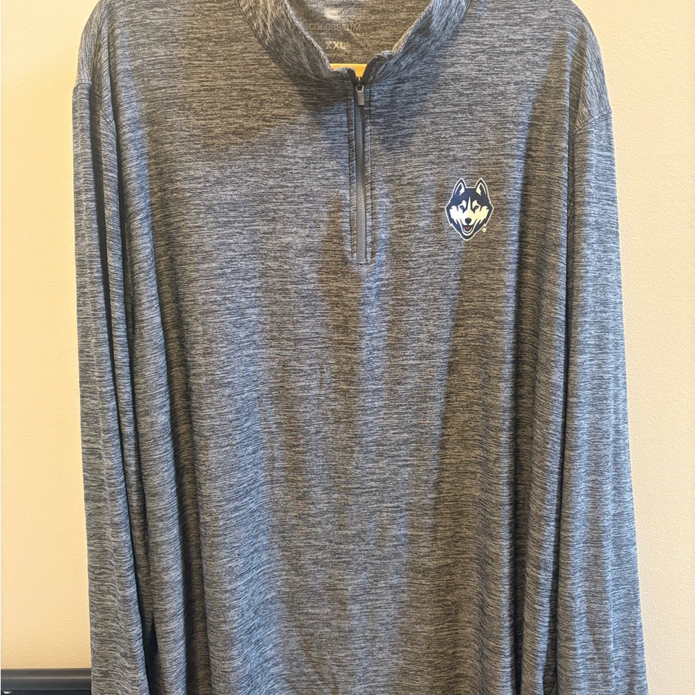 UConn Huskies Colosseum Heather Gray XXL Pullover